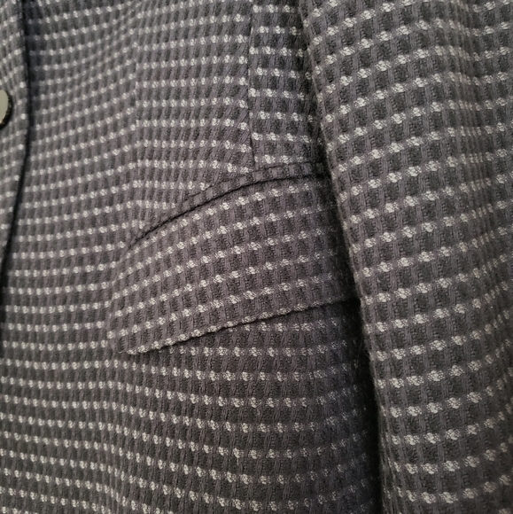 Armani Grey Stripe Blazer - Picture 3 of 9